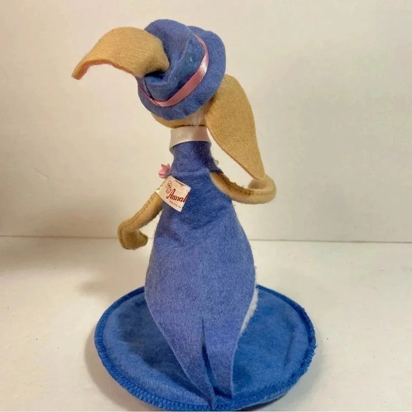 Annalee 1988 Boy Mobilitee Bunny On Stand Poseable Dapper Happy Easter Parade 8” - Picture 6 of 14